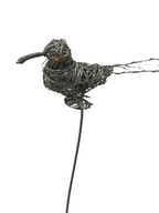 African Beaded Wire Garden Birds - (17.5)