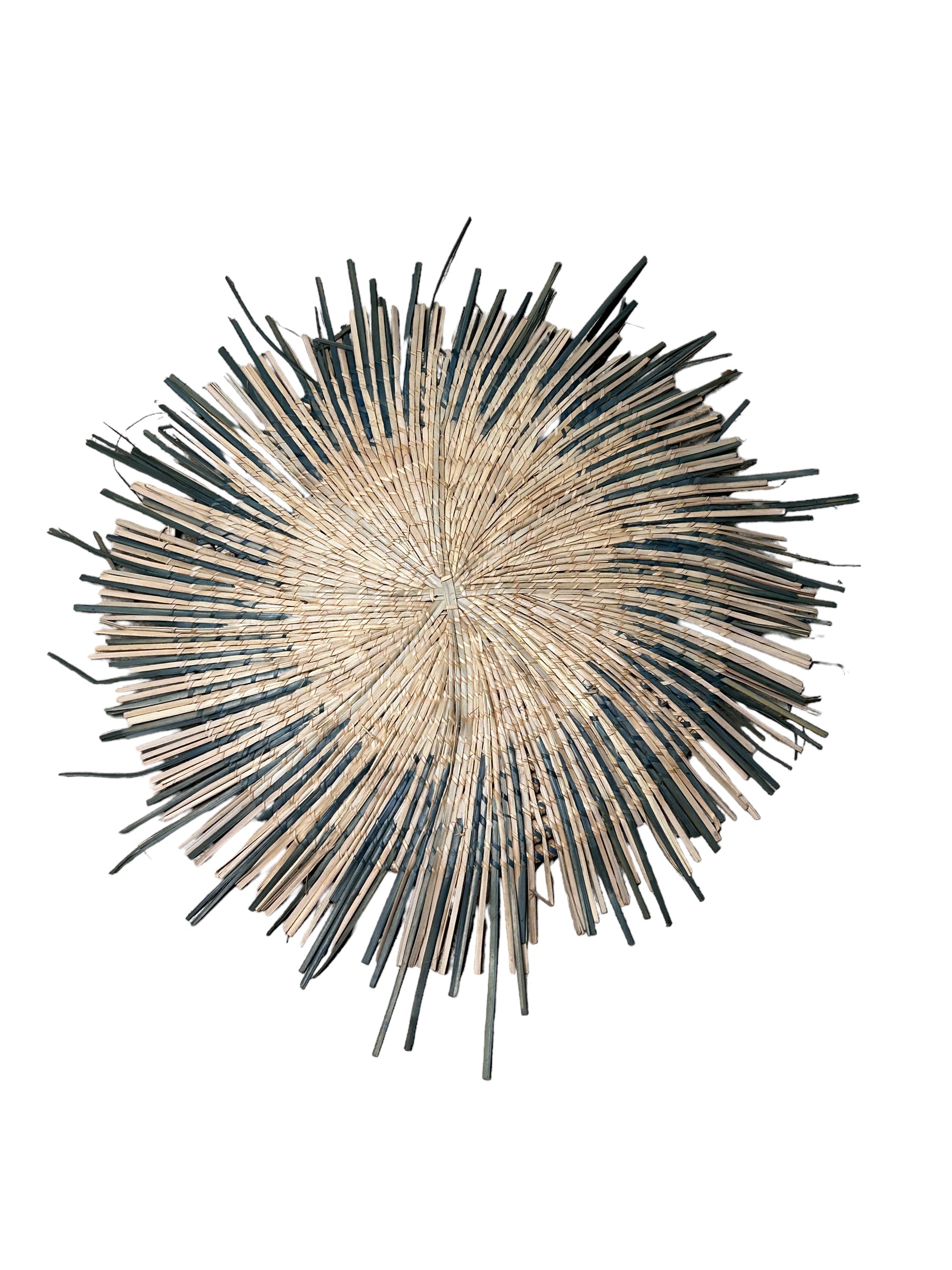 Malawi Sun Wall basket - blue 55cm