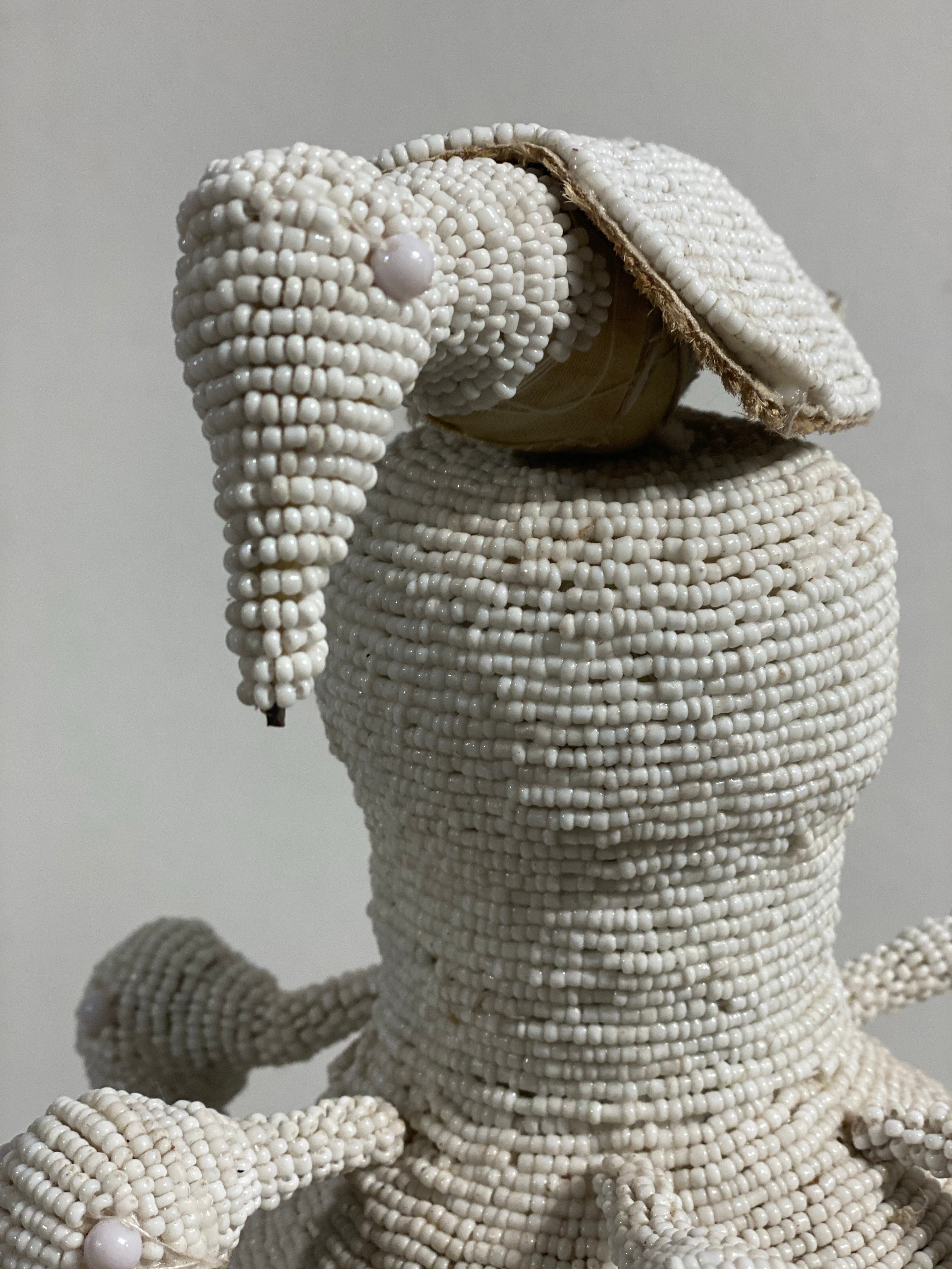 Yoruba Royal Crown - White