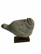 Stone Fish Sculpture - Zimbabwe