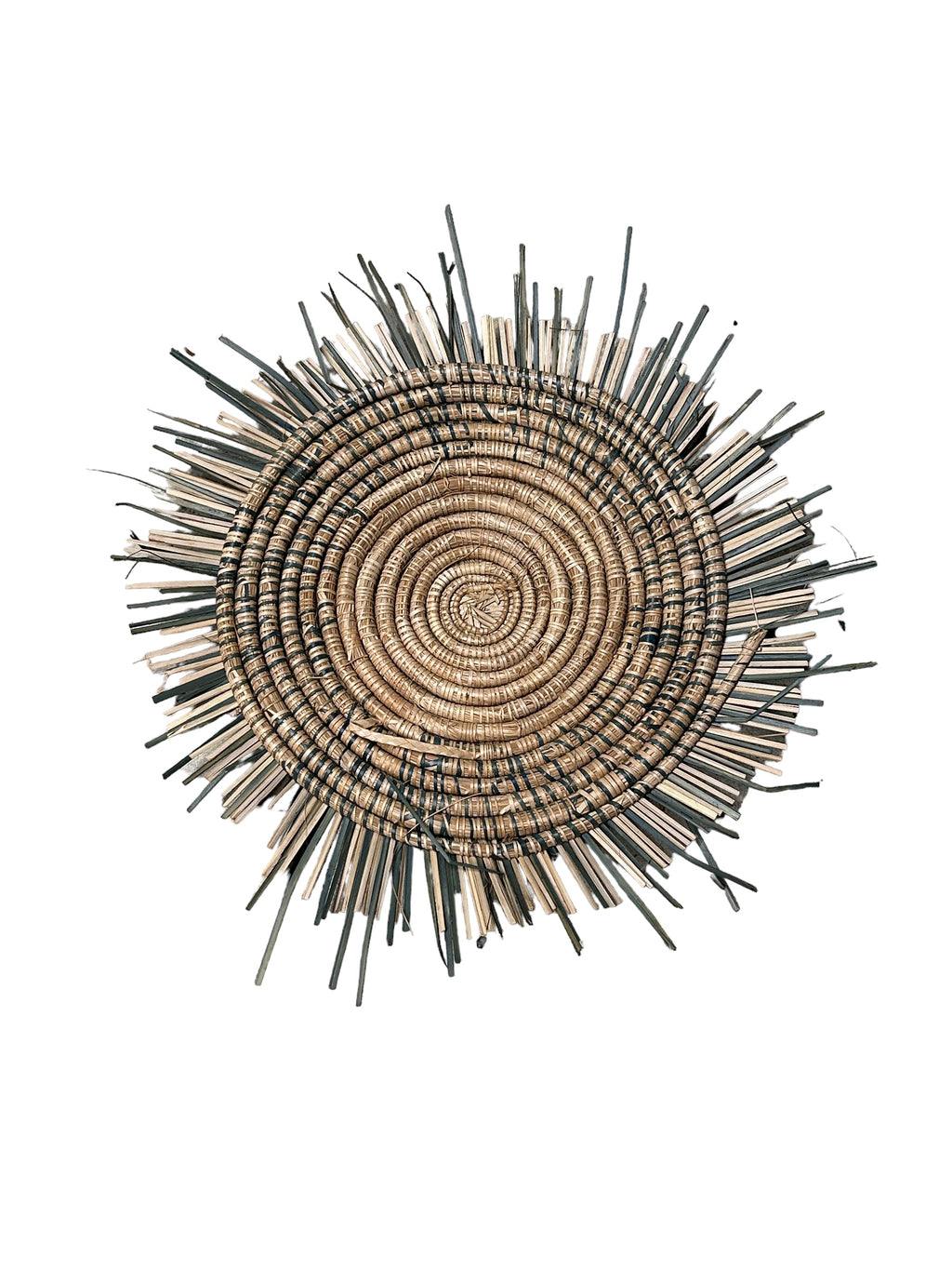 Malawi Sun Wall basket - blue 55cm