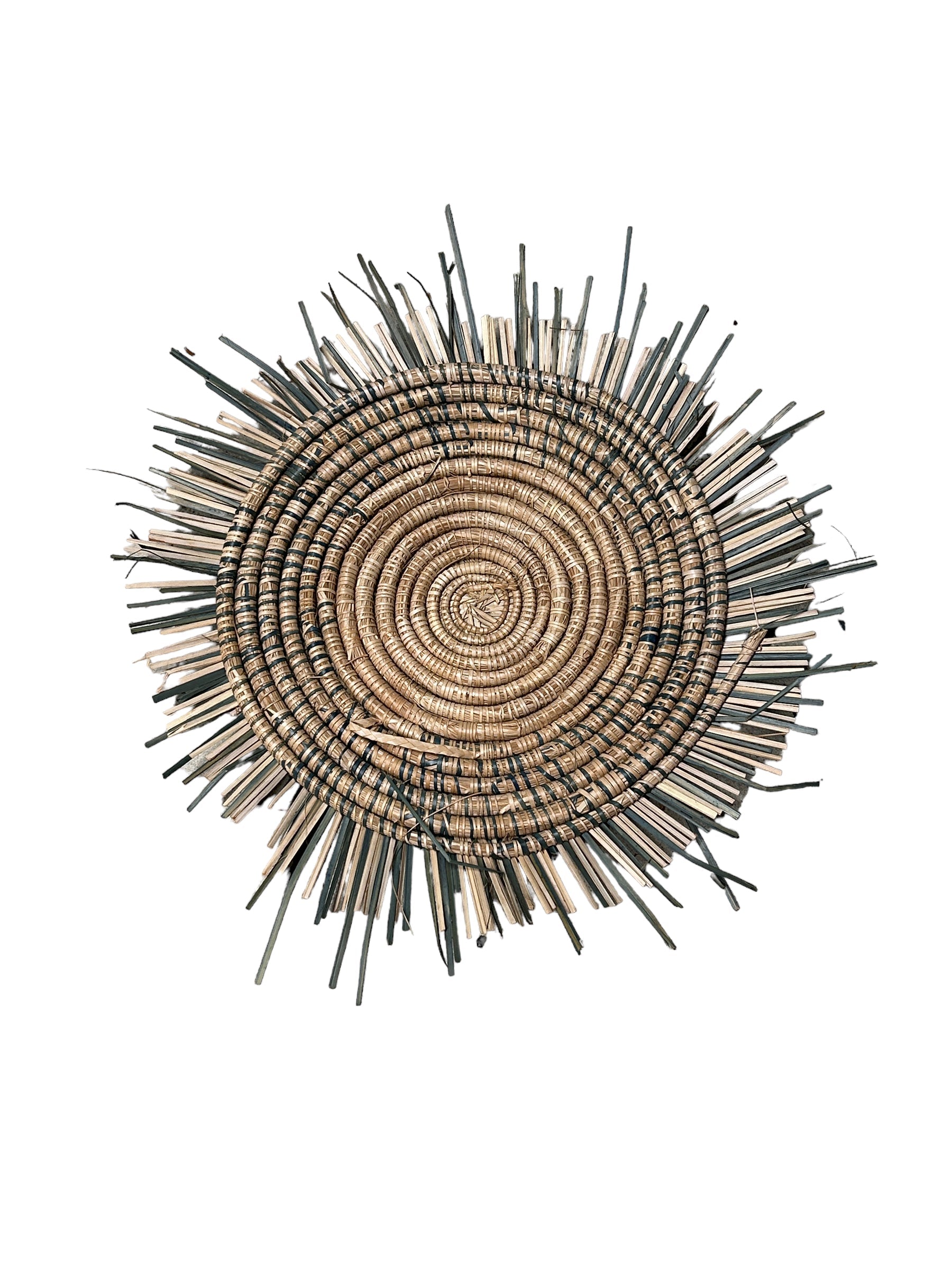 Malawi Sun Wall basket - blue 55cm