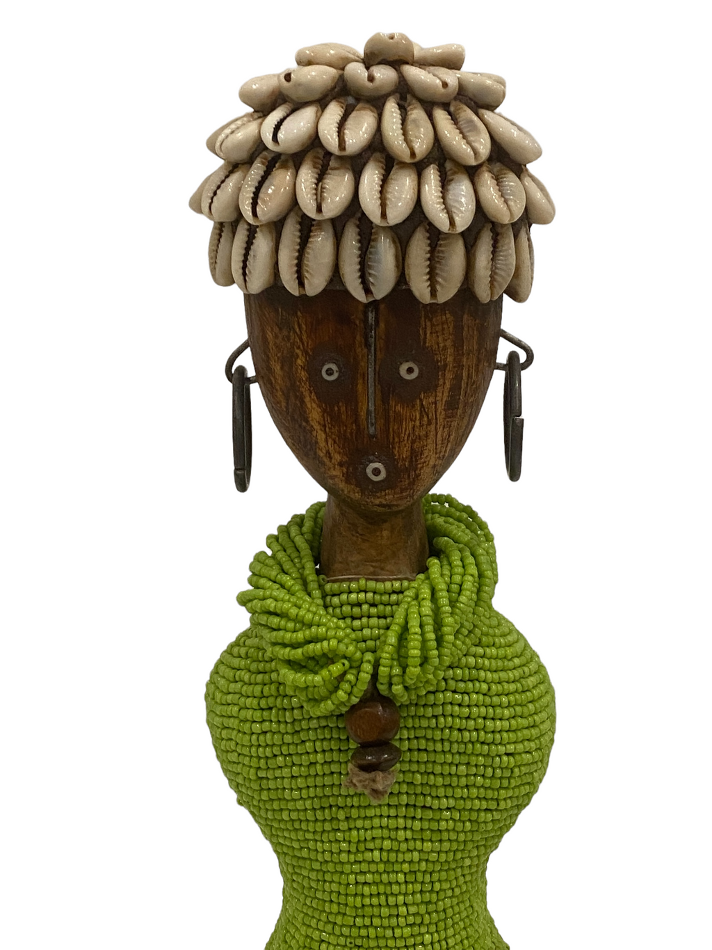 Namji Doll - Green beaded (1407)