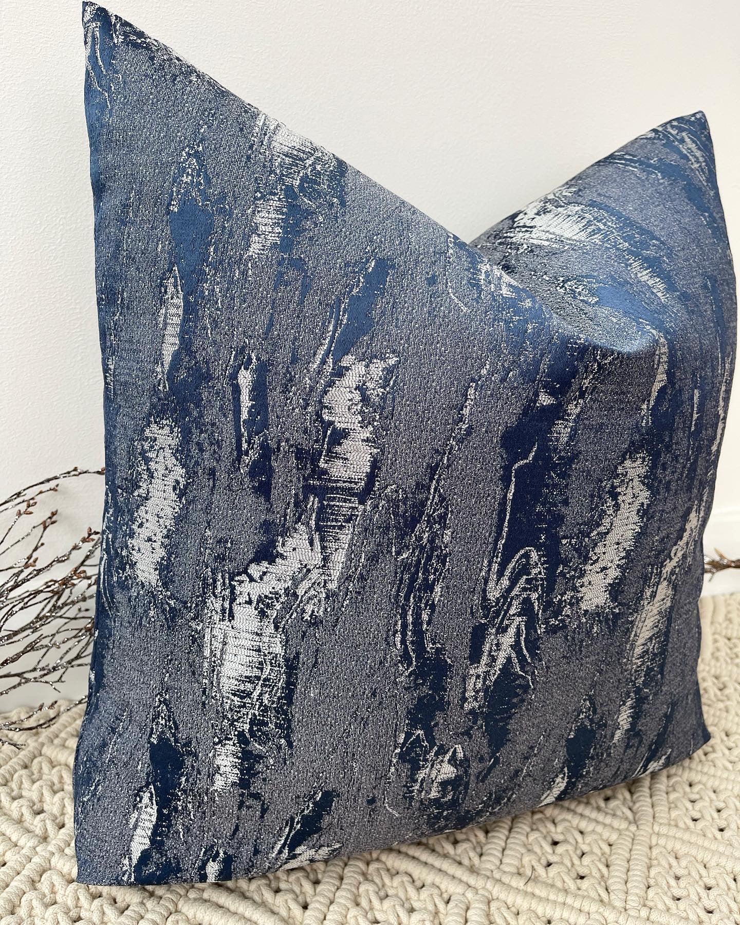 The Couture Cushion - The Navy Zanella - Style No. 43