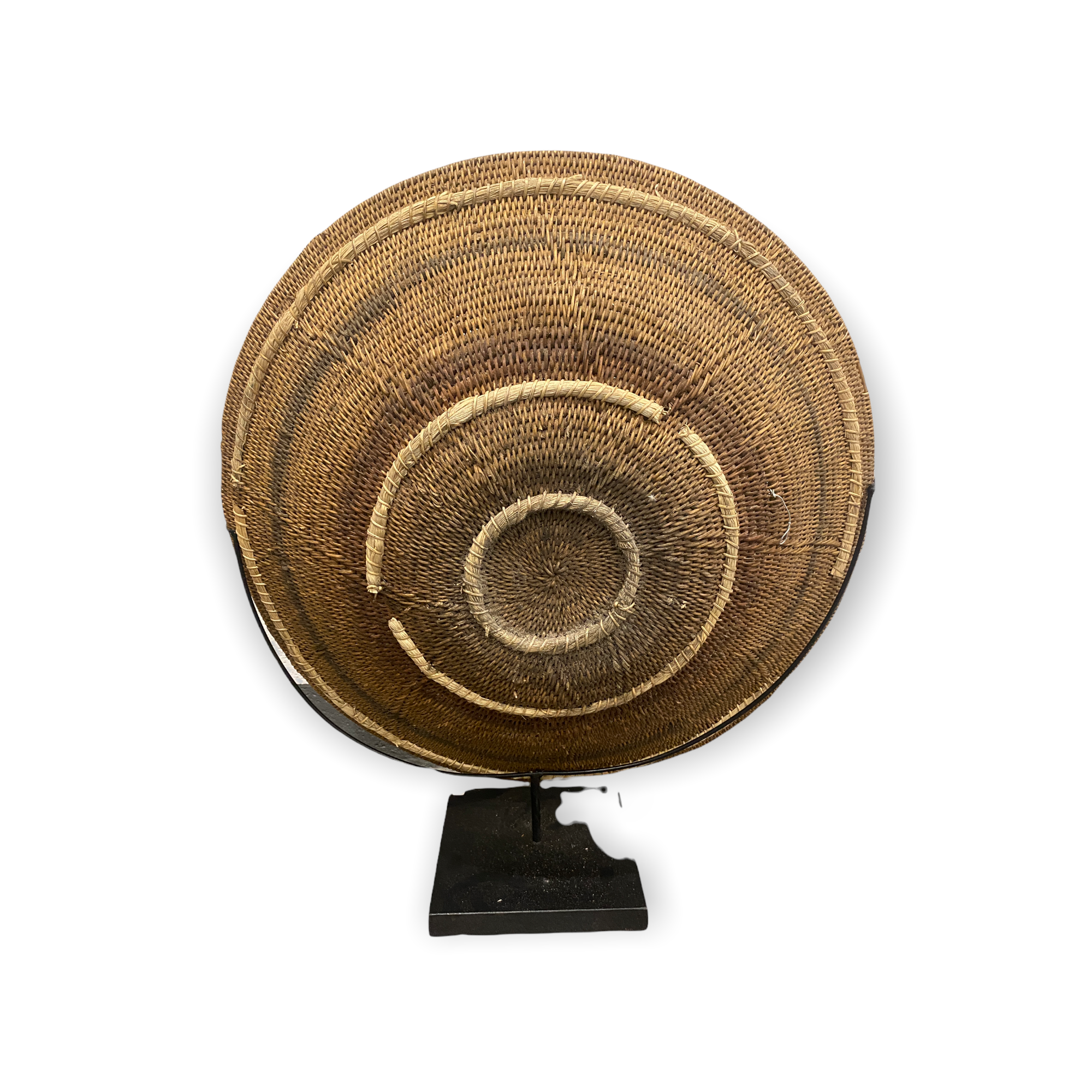 Vintage Makenge Basket (05) - Zambia (on stand)