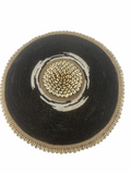 Cameroon Beaded Shield - L Black
