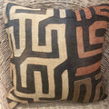 African Kuba cloth cushion 50x70cm