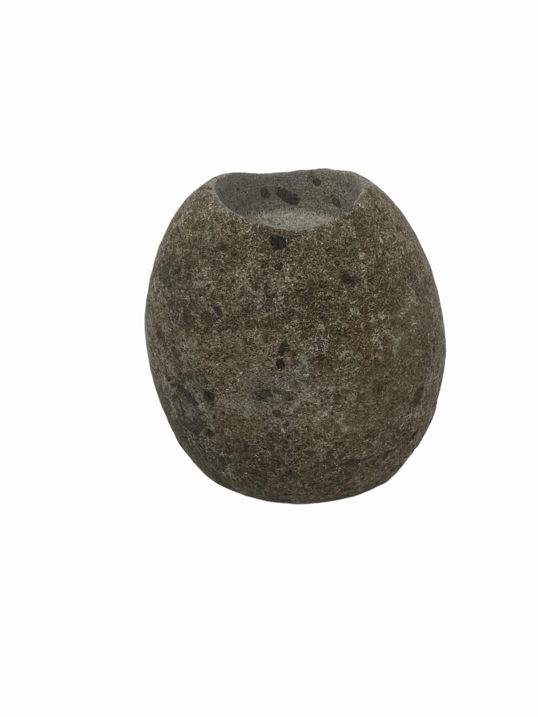 Zimbabwe Stone carved Tea Light holder - M