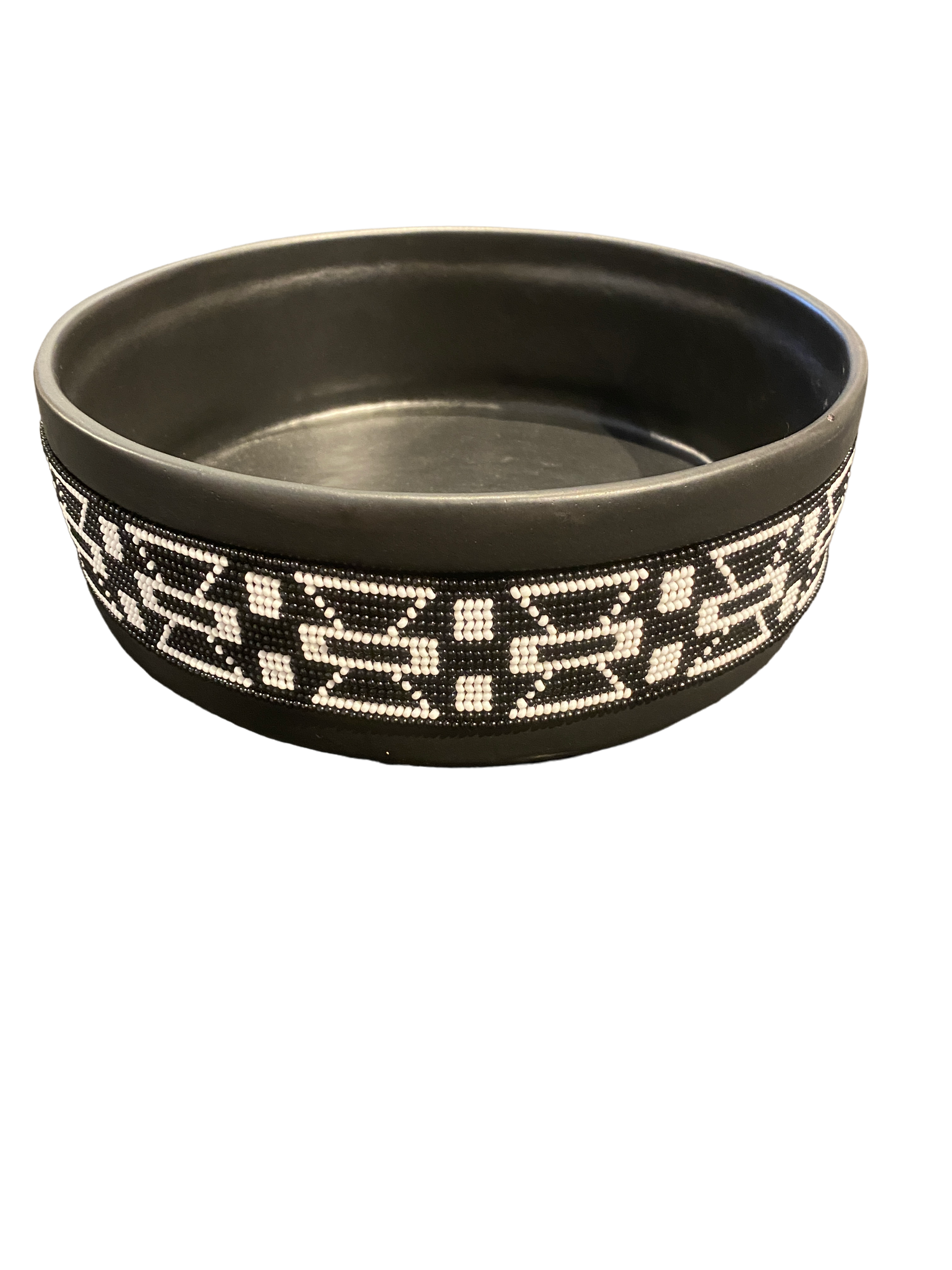 Contemporary Ceramic Beaded Bowl