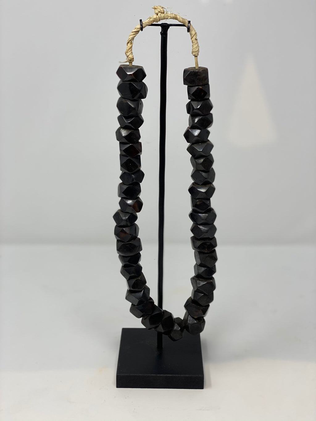 Kenya Beads Necklace  - dark brown