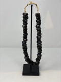 Kenya Beads Necklace  - dark brown