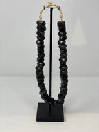 Kenya Beads Necklace  - dark brown