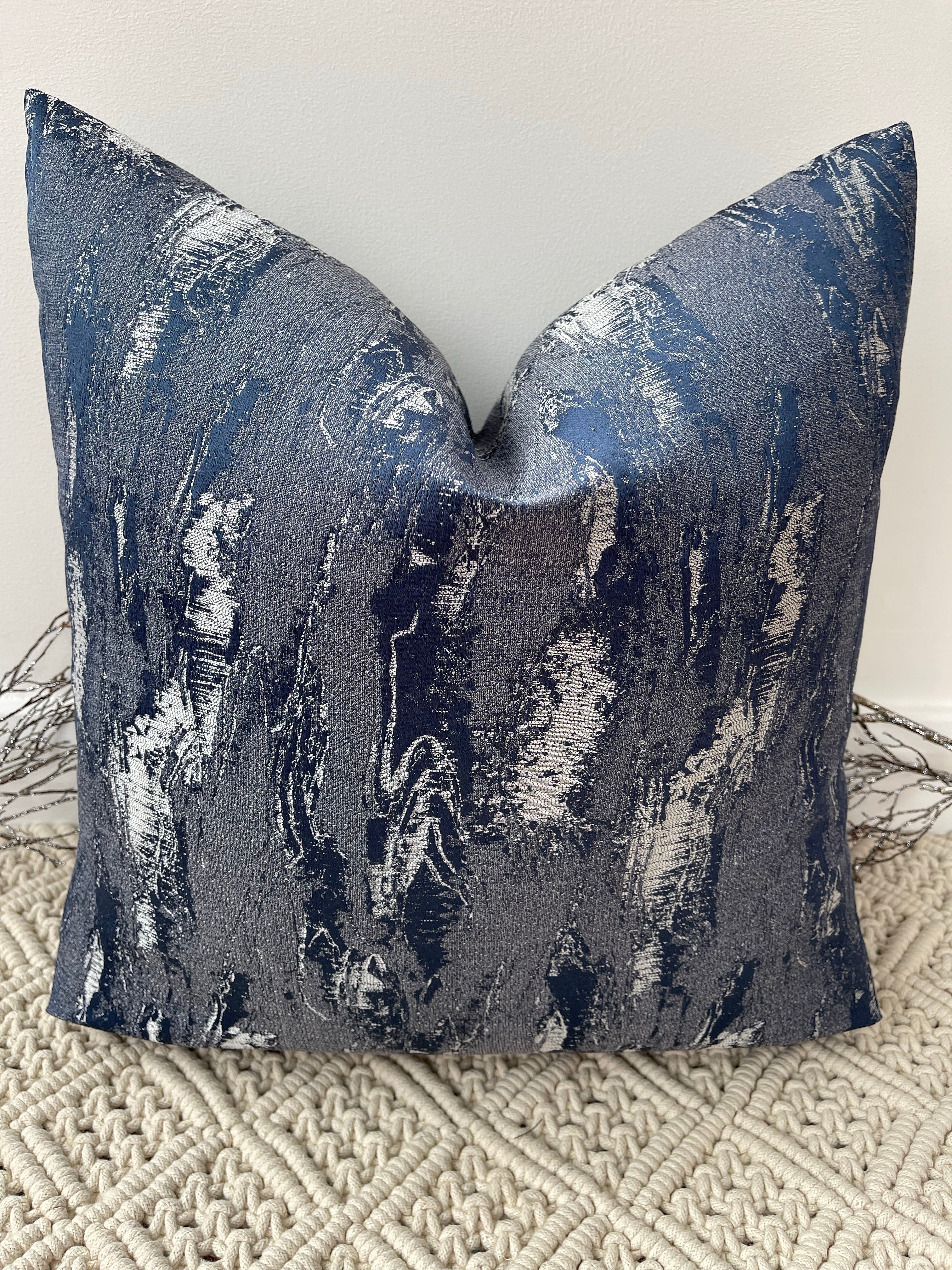 The Couture Cushion - The Navy Zanella - Style No. 43