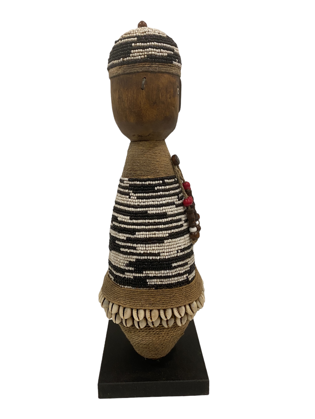 Namji Doll - Black n White beaded (1518)