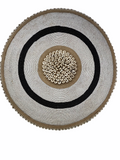 Cameroon Shield - L - 55cm - Black & White