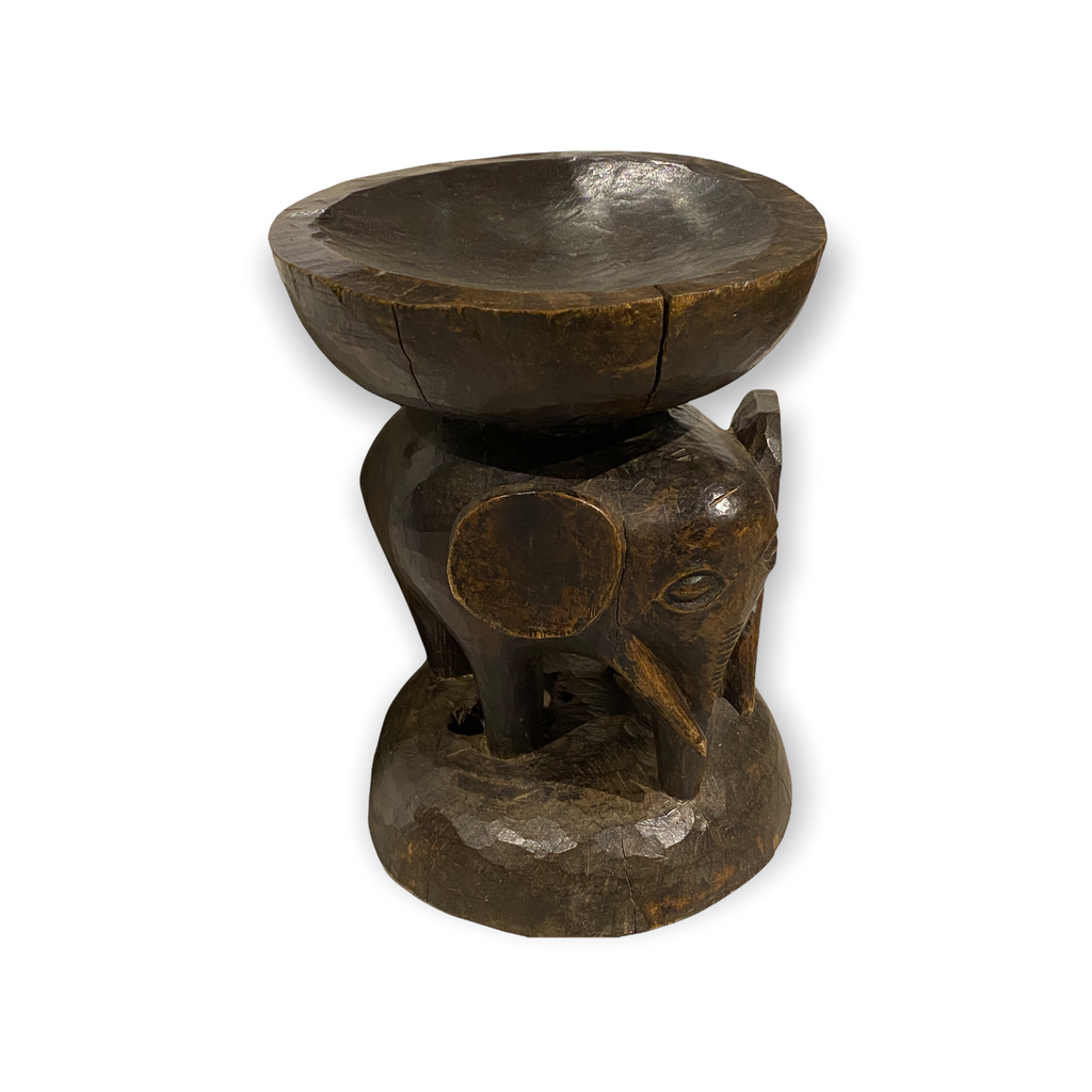 Tonga Stool - Old Elephant hand carved (04)