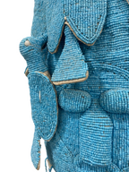 Yoruba Royal Crown - blue (23.1)