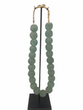 Ghana Glass beads Turquoise- Large