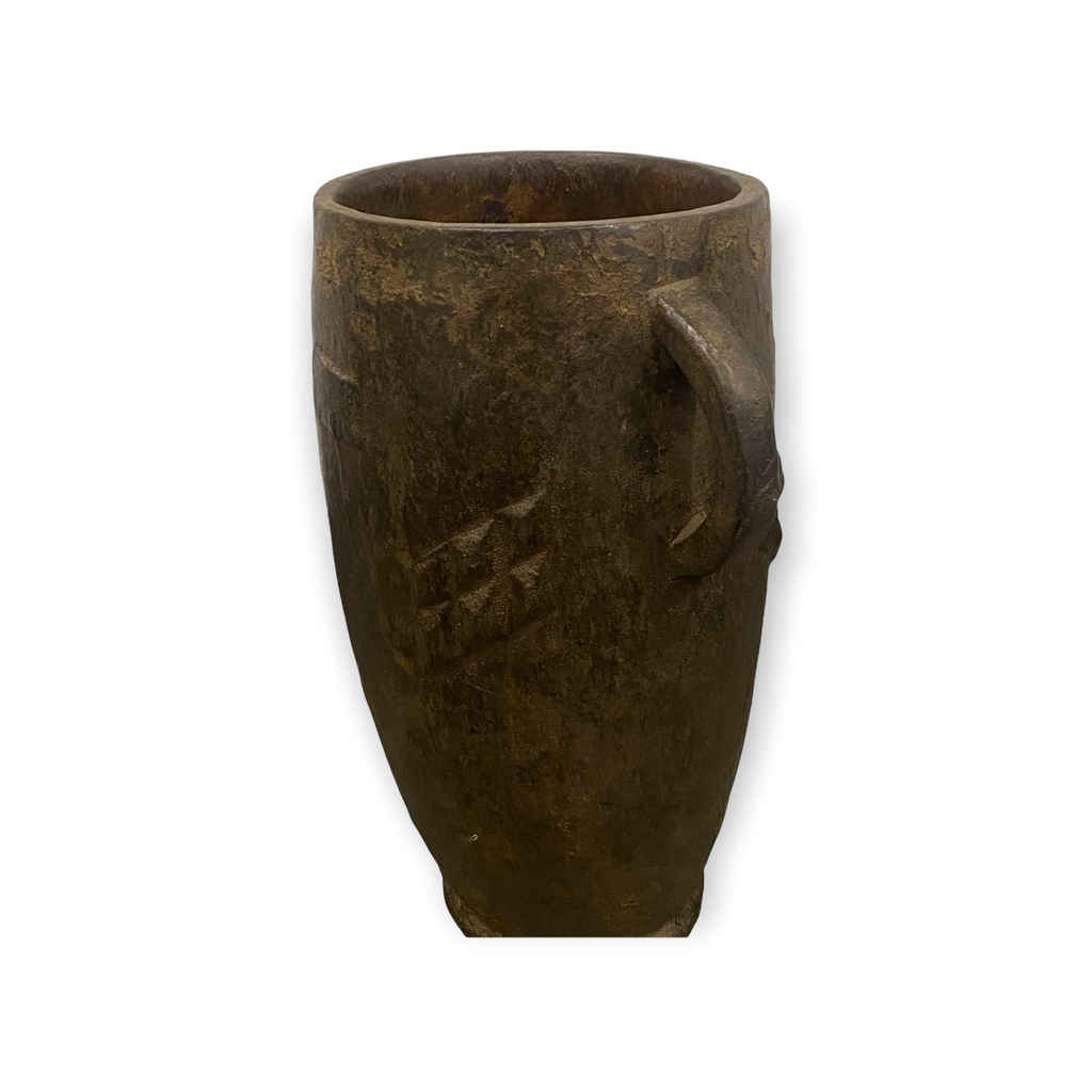 Zulu Milk Jug - hand carved (02)
