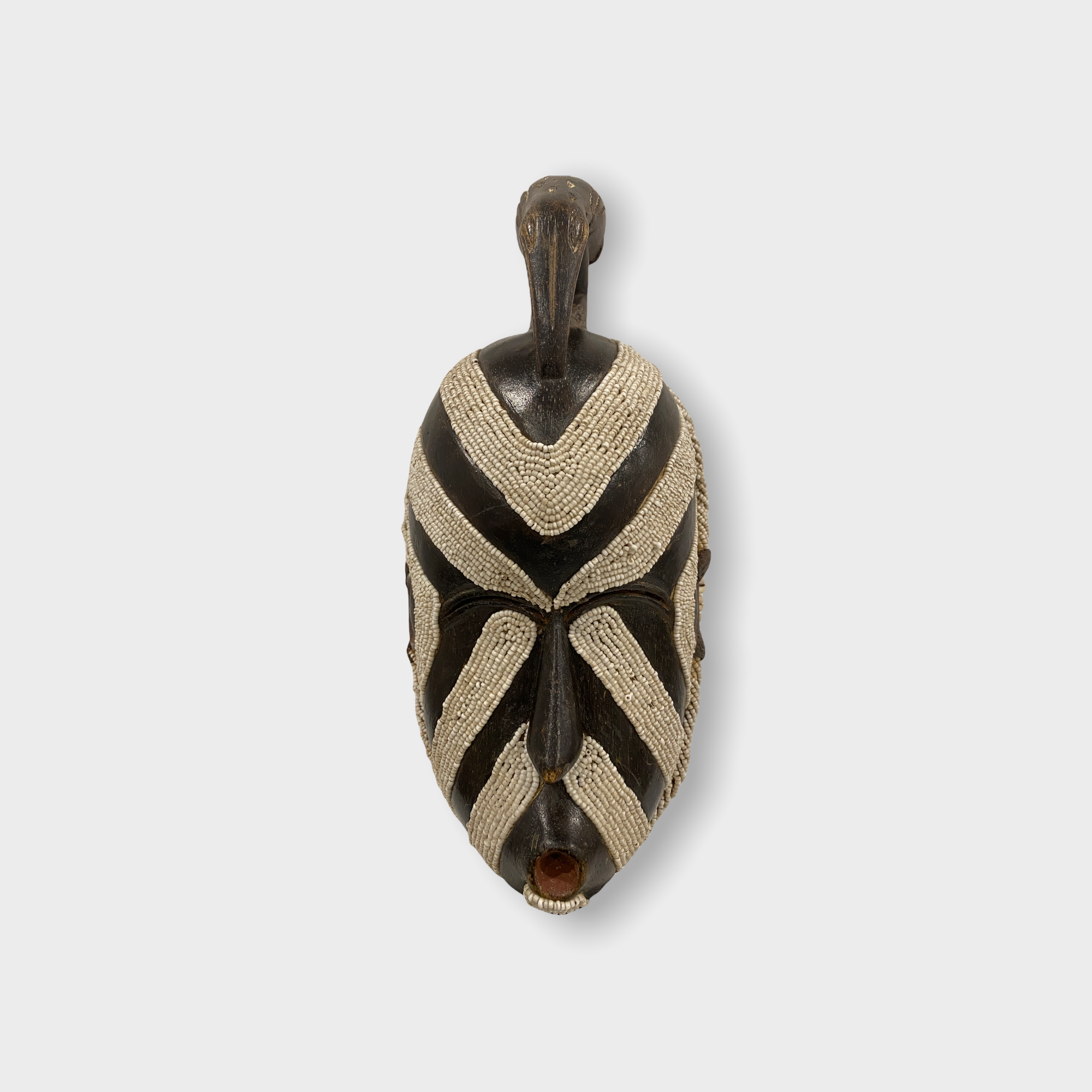 Songye Mask - White beaded (108.2)