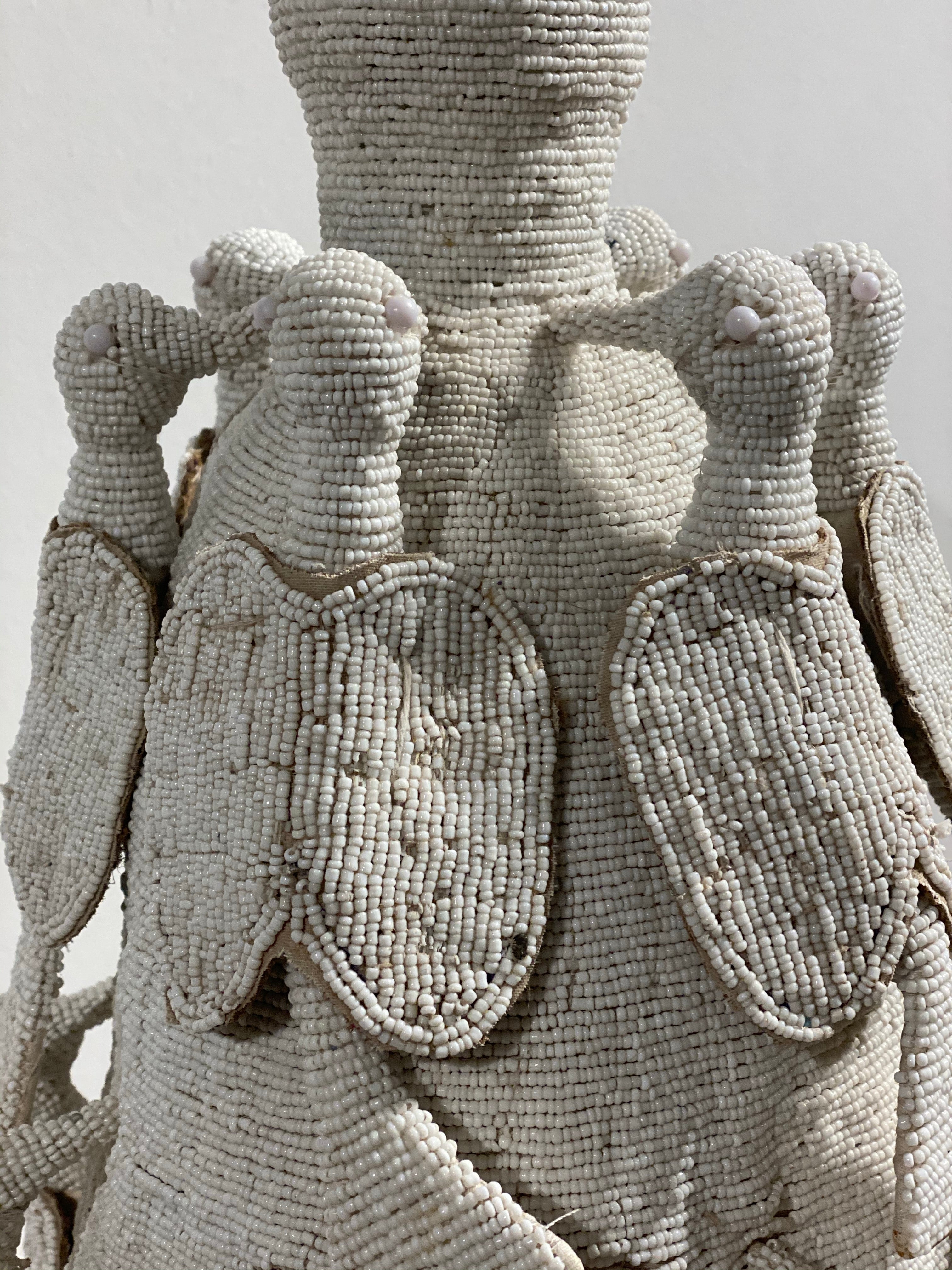 Yoruba Royal Crown - White