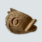 Mozambique hand carved Fish sculpture - S (03)