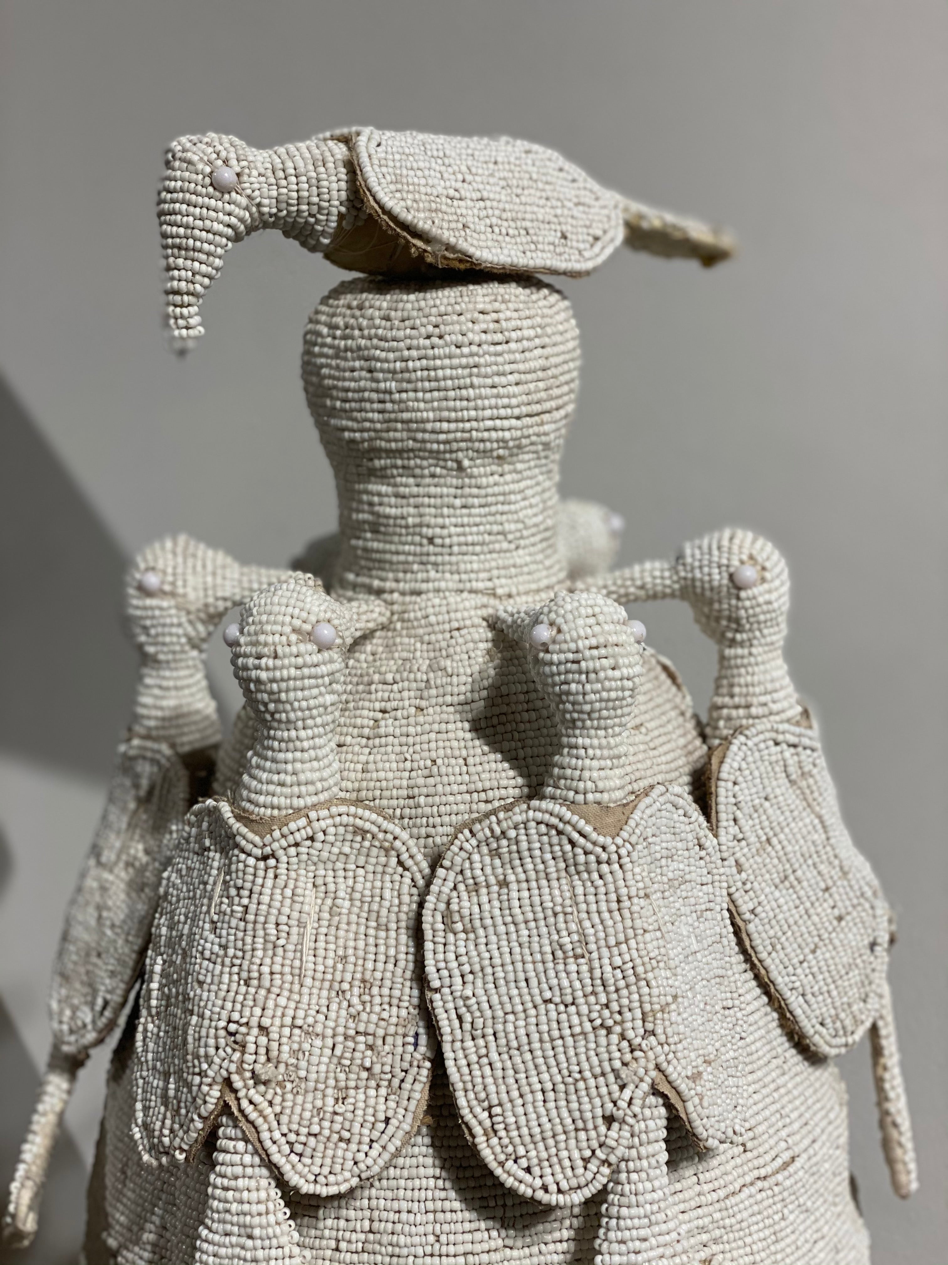 Yoruba Royal Crown - White