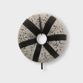 Cameroon beaded bracelet - (89.3) white/black