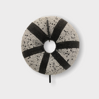 Cameroon beaded bracelet - (89.3) white/black