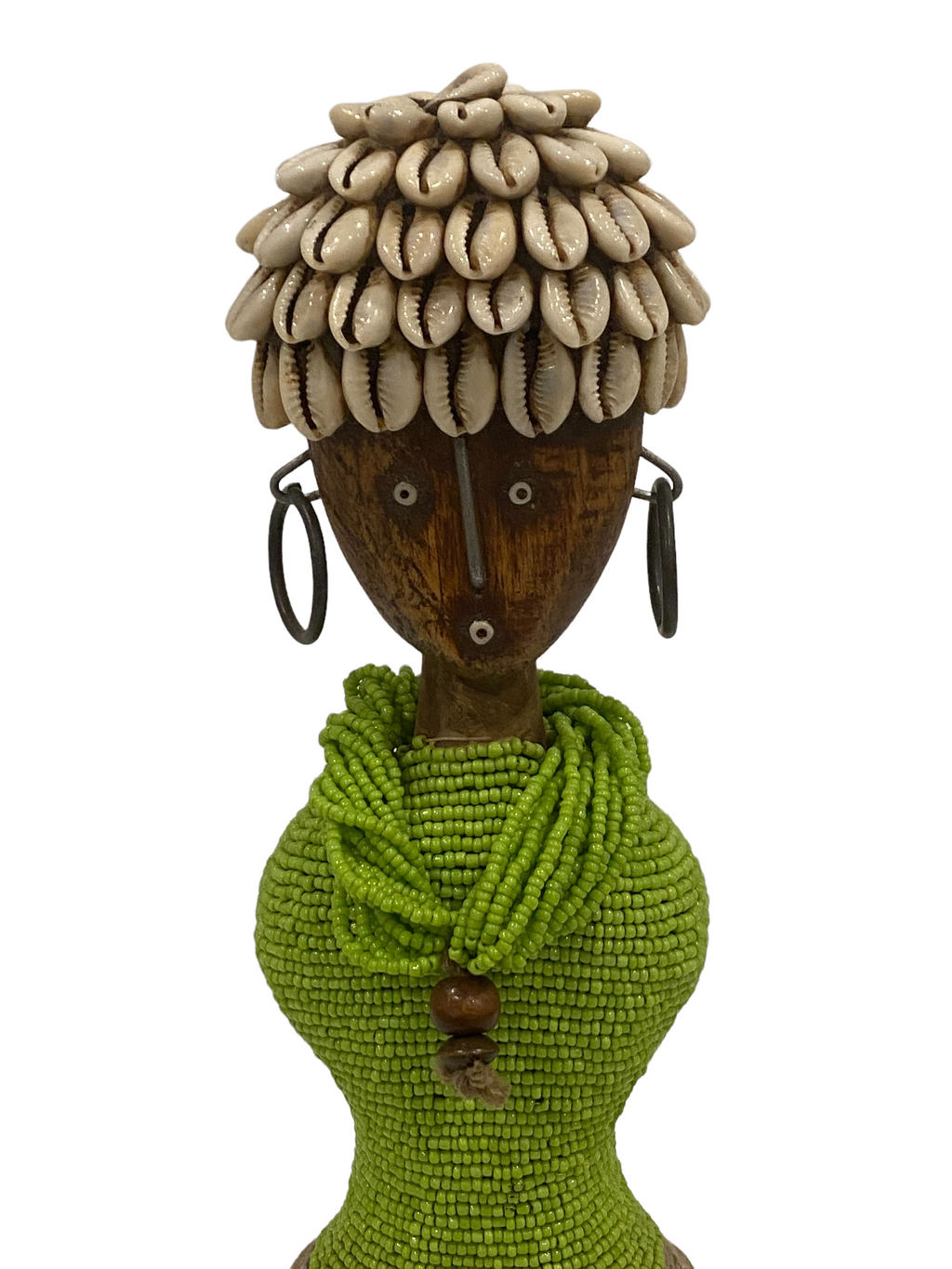 Namji Doll - Green beaded (1408)