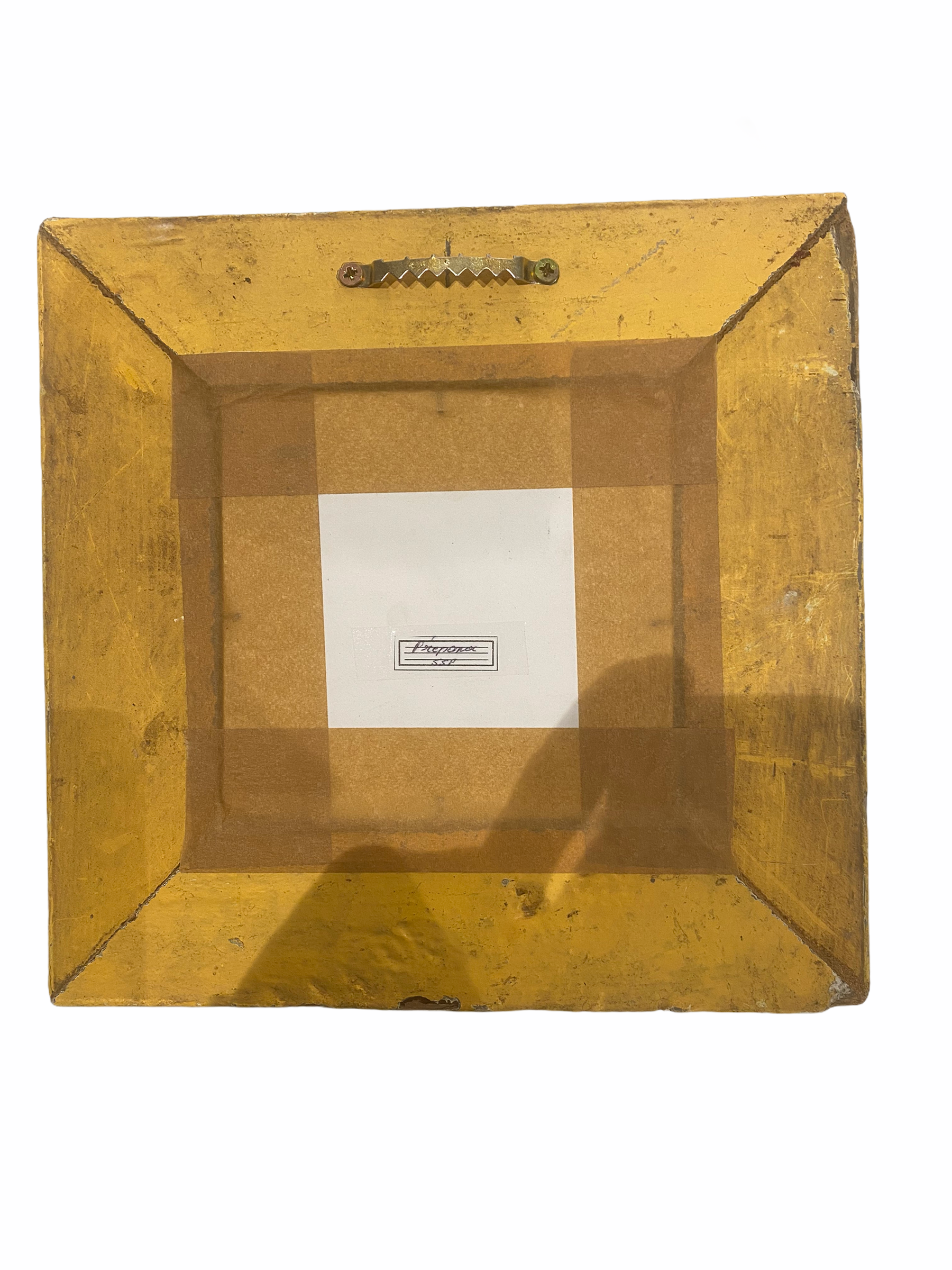 Butterfly in Yellow Frame