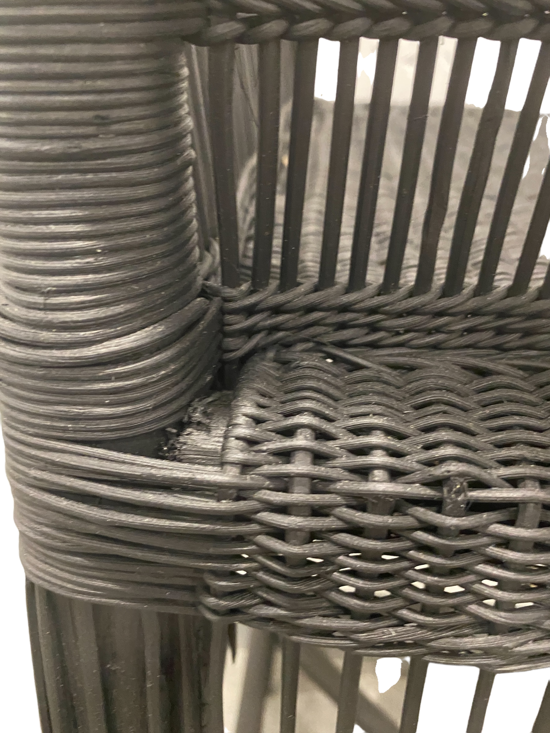 Malawi Bar Stool hand made - Matt Black