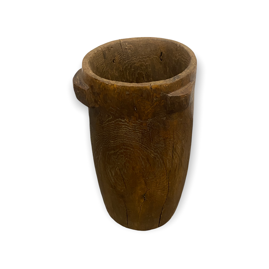 Zulu Milk Jug - hand carved (09)