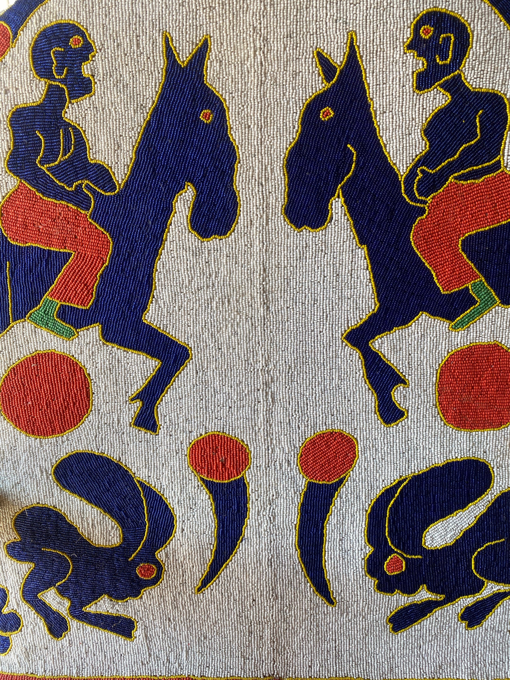 Yoruba Royal Beaded Chair