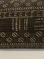 Mud Cloth Handwoven cushion - (184.13) Black