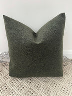The Couture Cushion - The Luxury Green Boucle - Style No. 128
