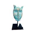 Benin Leopard sculpture - Bronze (7.03)