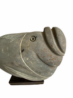 Stone Fish Sculpture - Zimbabwe