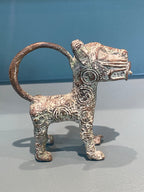 Benin Leopard sculpture - Bronze (56.08)
