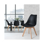 Jamie Halo Round Dining Table Set with 4 Chairs