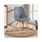 Jamie Halo Round Dining Table Set with 4 Chairs