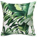 OLIVIA ROCCO Cushion Covers Jamil Green Waterproof 43x43 cm Reversible Breathable Indoor Outdoor Patio Garden Sofa Bed Chair Protection