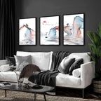 Japan print | set of 3 framed wall art prints