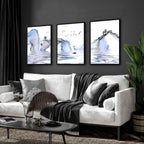 Japanese wall mural | set of 3 framed wall art
