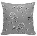 OLIVIA ROCCO Jardin Silver Waterproof Cushion Covers 17x17 Inch Indoor Outdoor Weather-Resistant Patio Garden Balcony Decor