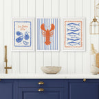 Kitchen Gallery Walls | Set of 3 Italian Lifestyle Wall art Prints