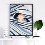 Large Art Prints | Set of 3 Boho Women Wall art Prints