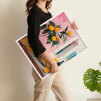 Large Canvas For Living Room | Set of 3 Italian Lifestyle Wall art Prints