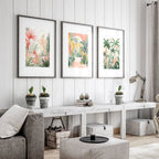 Large Canvas Wall Art For Living Room | Set of 3 Beach Decor Wall art Prints
