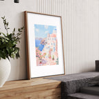 Large Living Room Canvas Art | Set of 3 Beach Decor Wall art Prints
